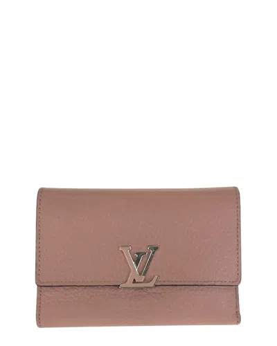 Louis Vuitton Capucines Compact Wallet Pink (authentic Pre-loved)