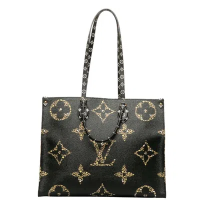 Pre-owned Louis Vuitton Caramel Noir Pvc Handbag Shoulder Bag ()