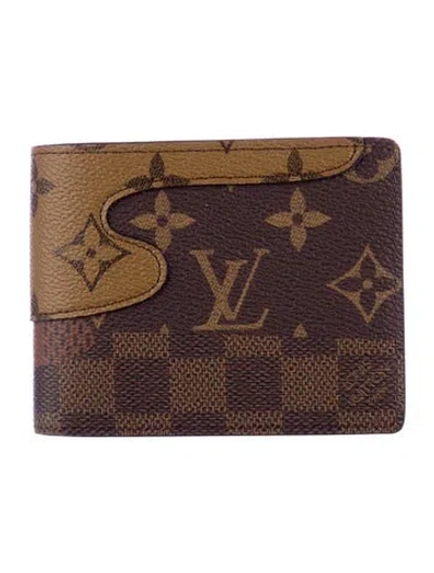 Pre-owned Louis Vuitton Card Case In Brown