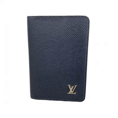 Pre-owned Louis Vuitton Card Case () In Blue