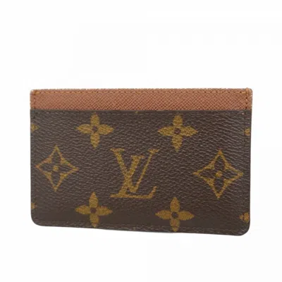 Pre-owned Louis Vuitton Card Case () In Brown