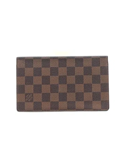 Pre-owned Louis Vuitton Card Holder In Brown