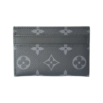 Pre-owned Louis Vuitton Card Holder Monogram Eclipse