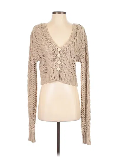Pre-owned Louis Vuitton Cardigan Sweater In Tan