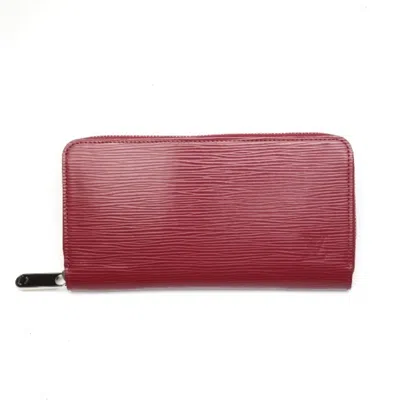 Pre-owned Louis Vuitton Carmine Epi Leather Long Wallet (bi-fold) ()