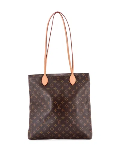 Pre-owned Louis Vuitton Carry It Monogram Canvas Tote Bag In Brown