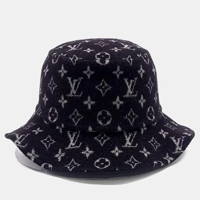 Pre-owned Louis Vuitton Carry-on Bucket Hat In Black