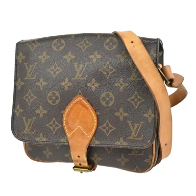 Pre-owned Louis Vuitton Cartouchière Brown Canvas Shoulder Bag ()