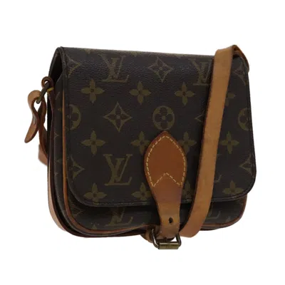Pre-owned Louis Vuitton Cartouchière Brown Canvas Shoulder Bag ()