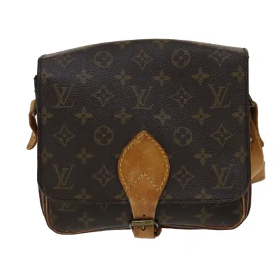 Pre-owned Louis Vuitton Cartouchiere Canvas Shoulder Bag () In Brown