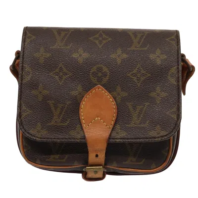 Pre-owned Louis Vuitton Cartouchiere Canvas Shoulder Bag () In Brown
