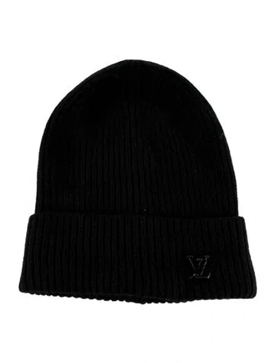 Pre-owned Louis Vuitton Cashmere Ahead Beanie In Black