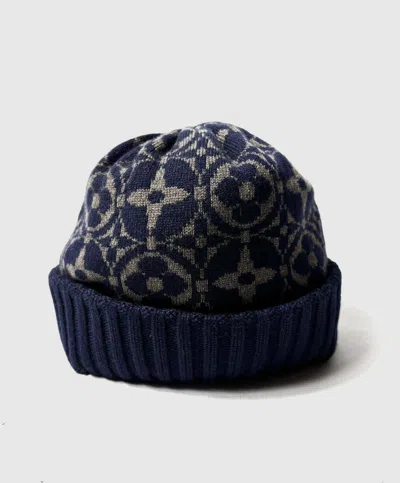 Pre-owned Louis Vuitton Cashmere Beanie Hat In Blue