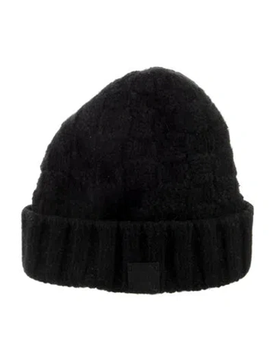 Pre-owned Louis Vuitton Cashmere Knit Beanie In Black