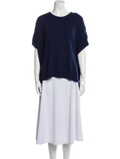 Pre-owned Louis Vuitton Cashmere Scoop Neck Sweater In Blue