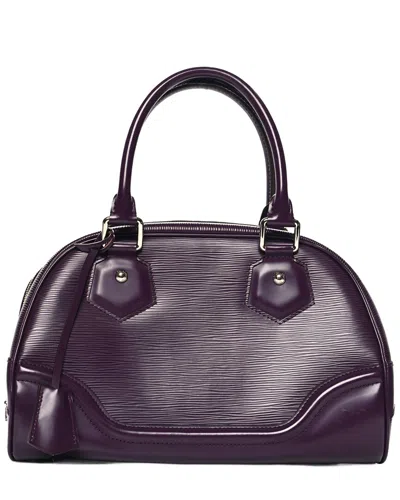 Pre-owned Louis Vuitton Cassis Pm Leather Clutch