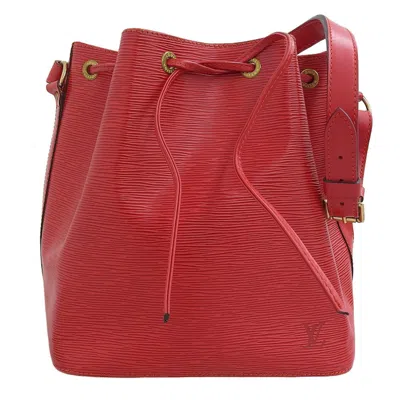 Pre-owned Louis Vuitton Castilian Red Epi Leather Shoulder Bag ()