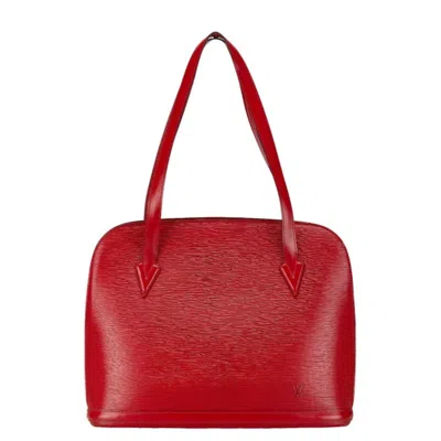 Pre-owned Louis Vuitton Castilian Red Epi Leather Shoulder Bag Tote Bag ()