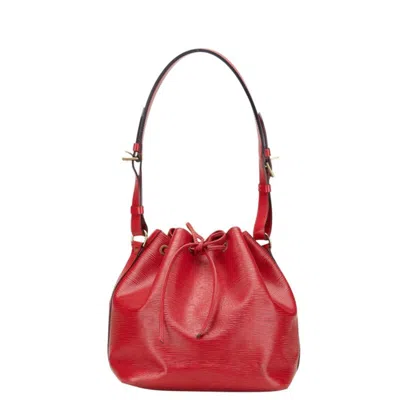 Pre-owned Louis Vuitton Castilian Red Leather Shoulder Bag ()