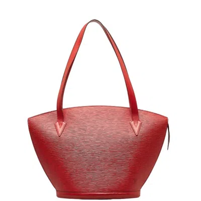 Pre-owned Louis Vuitton Castilian Red Leather Shoulder Bag Tote Bag ()
