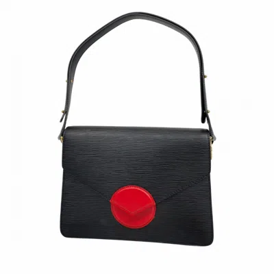 Pre-owned Louis Vuitton Castilian Red Noir Shoulder Bag ()