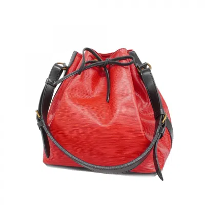 Pre-owned Louis Vuitton Castilian Red Noir Shoulder Bag ()