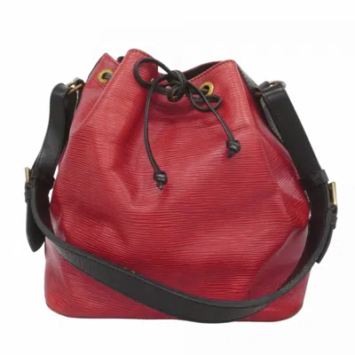 Pre-owned Louis Vuitton Castilian Red Noir Shoulder Bag ()