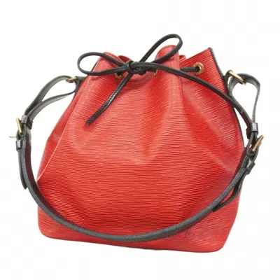 Pre-owned Louis Vuitton Castilian Red Noir Shoulder Bag ()