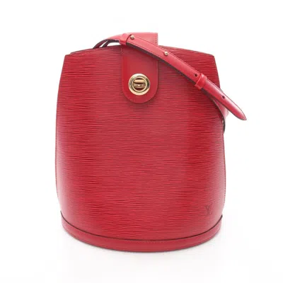 Pre-owned Louis Vuitton Castilian Red Red Color Epi Leather Shoulder Bag ()