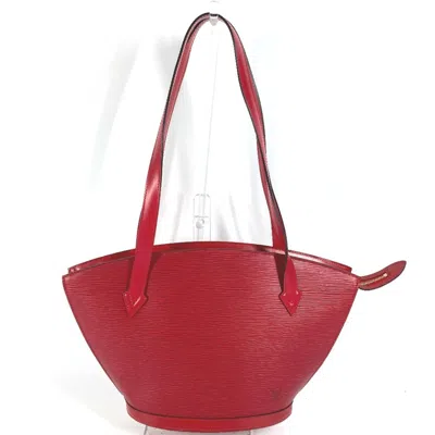 Pre-owned Louis Vuitton Castilian Red Red Color Epi Leather Shoulder Bag Tote Bag ()