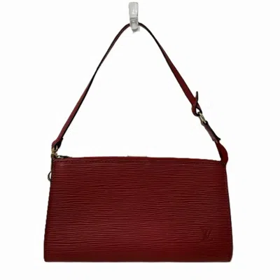Pre-owned Louis Vuitton Castilian Red Shoulder Bag ()