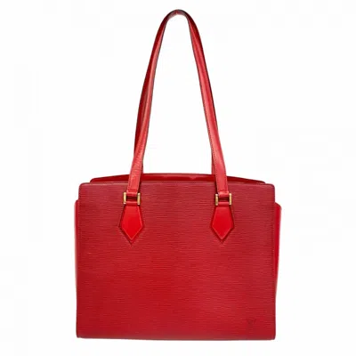 Pre-owned Louis Vuitton Castilian Red Tote Bag ()
