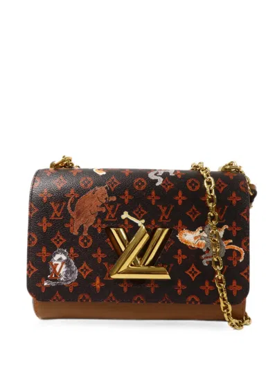 Louis Vuitton Catgram Twist Mm Shoulder Bag In Brown