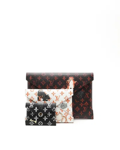 Pre-owned Louis Vuitton Catogram Kirigami Pochette In Multi