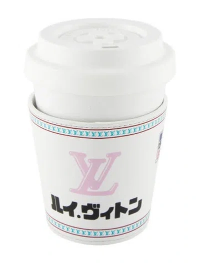 Pre-owned Louis Vuitton Ceramic Honore Cup Pm In White
