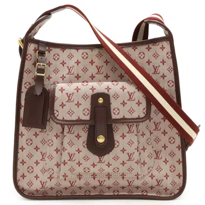 Pre-owned Louis Vuitton Cerise Cherry Canvas Leather Shoulder Bag ()