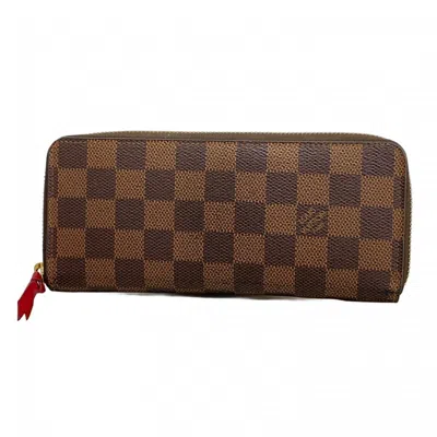 Pre-owned Louis Vuitton Cerise Ebene Long Wallet (bi-fold) ()