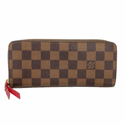 Pre-owned Louis Vuitton Cerise Ebene Long Wallet (bi-fold) ()