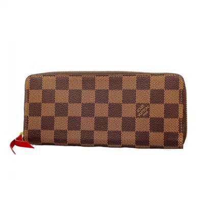 Pre-owned Louis Vuitton Cerise Ebene Long Wallet (bi-fold) ()