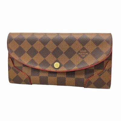 Pre-owned Louis Vuitton Cerise Ebene Long Wallet (bi-fold) () In Multi
