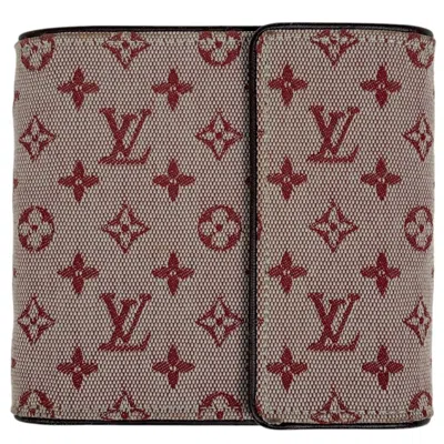 Pre-owned Louis Vuitton Cerise Monogram Mini Wallet (tri-fold) ()