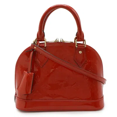 Pre-owned Louis Vuitton Cerise Red Color Leather Handbag Shoulder Bag ()