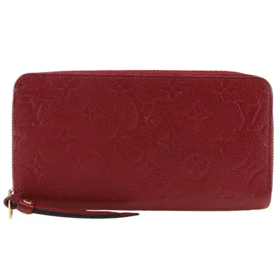 Pre-owned Louis Vuitton Cerise Red Color Monogram Empreinte Coin Purse/coin Case () In Cerise, Red Color