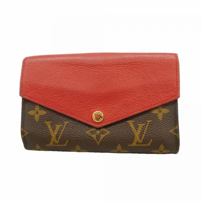 Pre-owned Louis Vuitton Cerise Wallet (bi-fold) () In Pink
