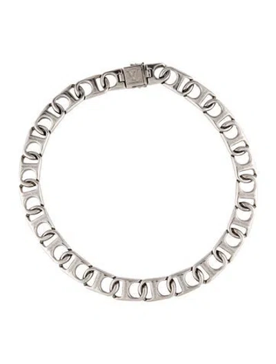 Pre-owned Louis Vuitton Chain-link Necklace, 19.75" In Multicolor