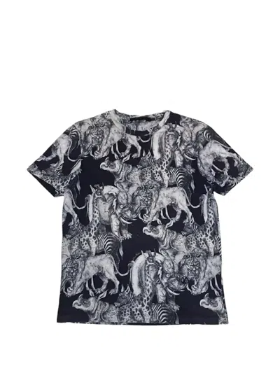 Pre-owned Louis Vuitton Chapman Brothers Animals Short-sleeve T-shirt In Black