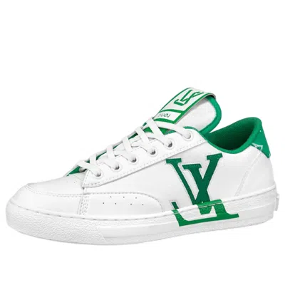 Pre-owned Louis Vuitton Charlie Sneakers 'white Green'