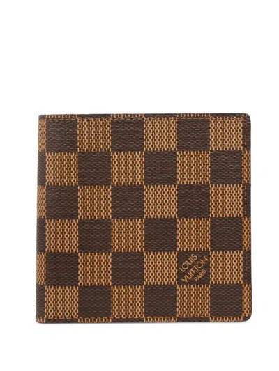 Pre-owned Louis Vuitton Checkered Canvas Wallet