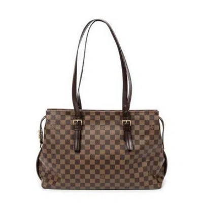 Pre-owned Louis Vuitton Chelsea In Brown