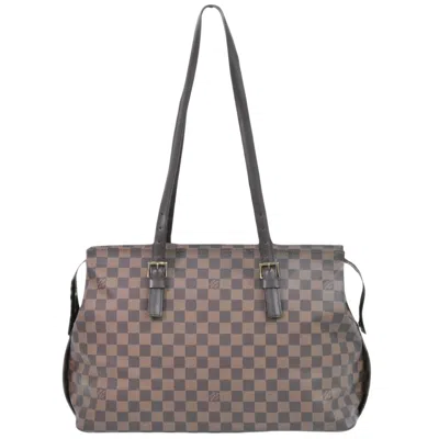 Pre-owned Louis Vuitton Chelsea Canvas Tote Bag () In Brown